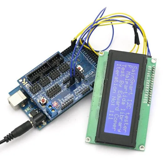 [Discontinued] SainSmart Mega2560 IIC LCD2004 Sensor shield V5 for Arduino UNO R3 Duemilanove Nano Robot