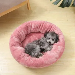 Dog Bed Round Washable Pets Beds Winter Warm Sleeping Plush Dogs Kennel Cat Mats Puppy Cushion Mat Kittens Beds Pet Supplies