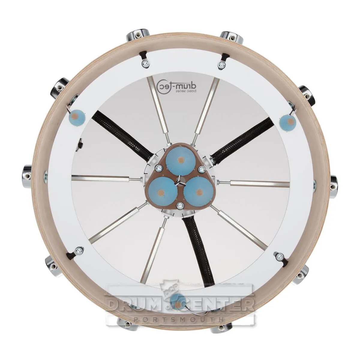 Drum-Tec Pro 3 Series E-Snare Drum 14x7 Piano White