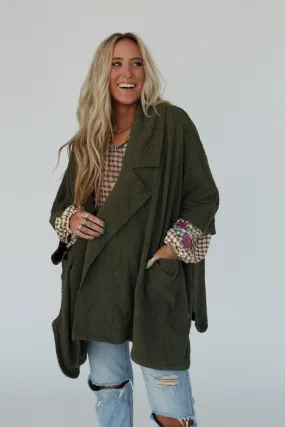 Elea Cardigan - Olive