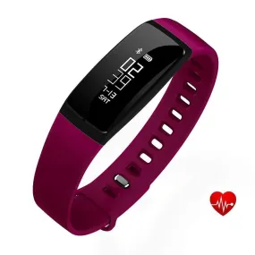 Fitness Tracker, Smart Bracelet Pedomete Blood Pressure Monitor Heart Rate