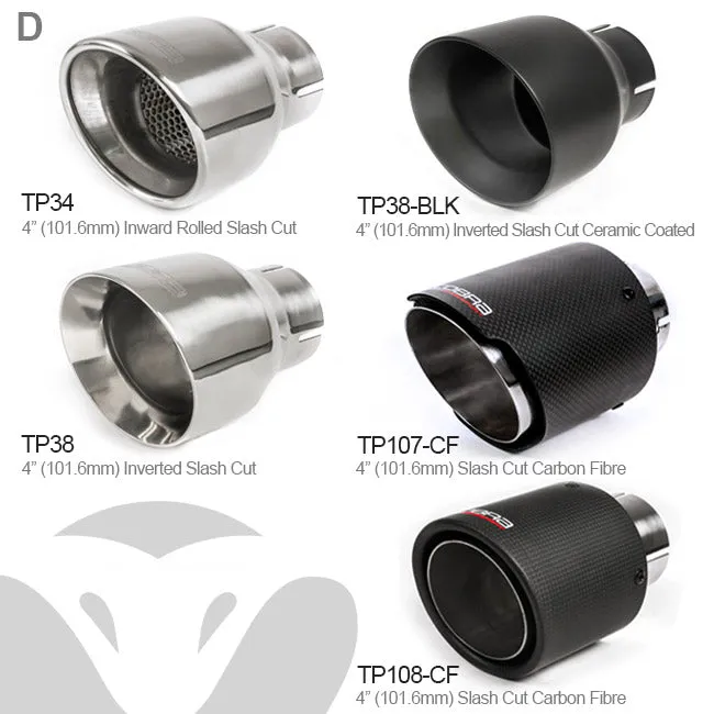 Ford Mustang 5.0 V8 GT (2015-18) Axle Back Performance Exhaust