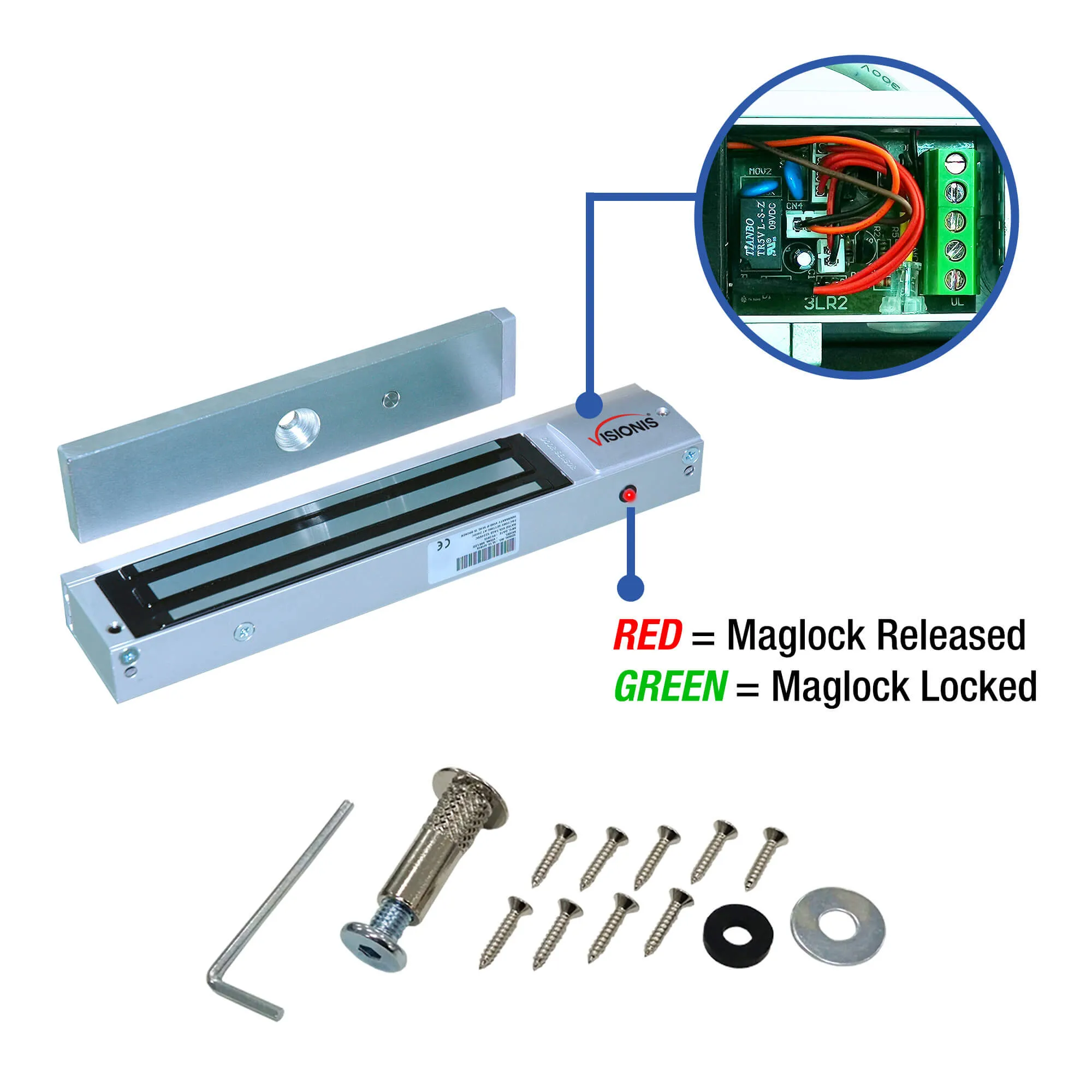 FPC-6134 Two Doors Access Control For In Swing Door Electric 600lbs Mag Lock Time Attendance TCP/IP Wiegand Controller Box, Black Indoor/Outdoor Card Reader, Software   20,000 Users Kit