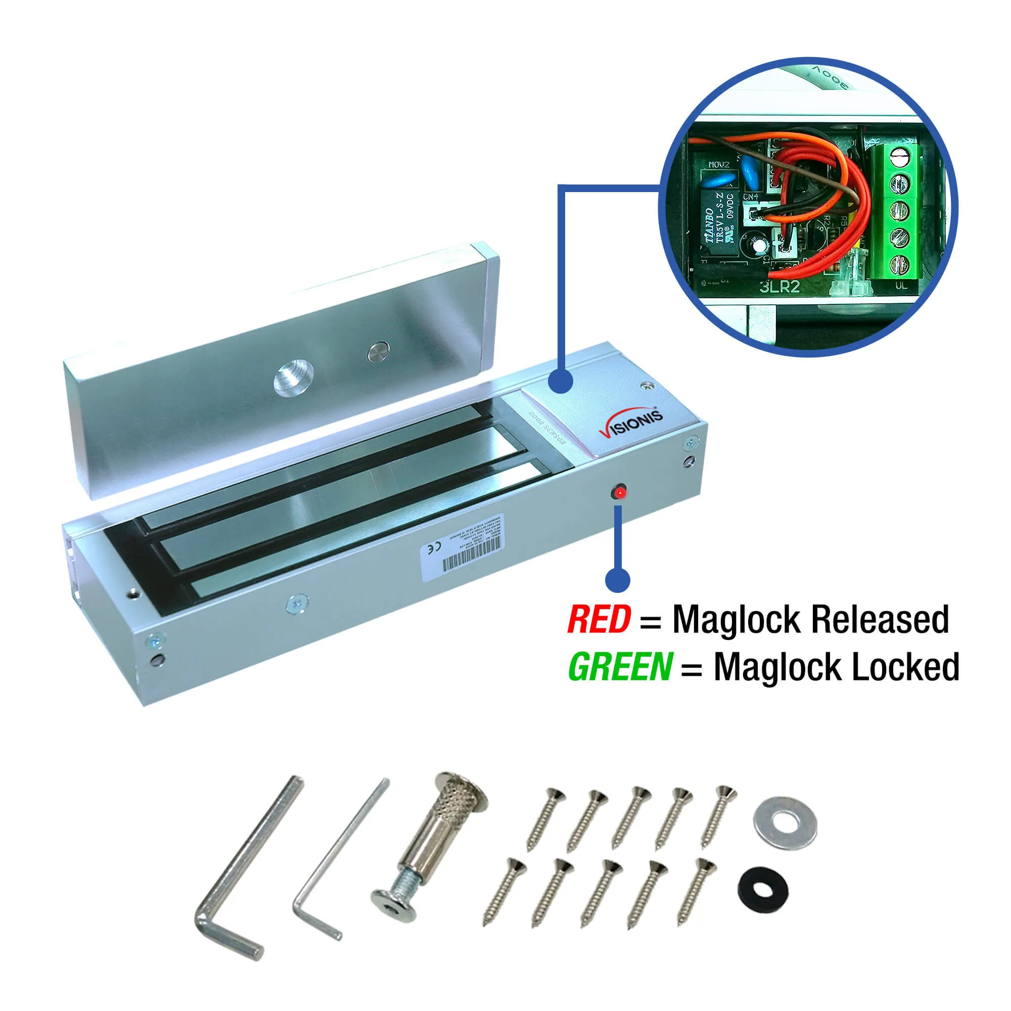 FPC-6481 Two Doors Access Control For OutSwing Door Electric 1200lbs MagLock Time Attendance TCP/IP Wiegand Controller Box   Indoor/Outdoor Card Reader, Software Included   20,000 Users Kit