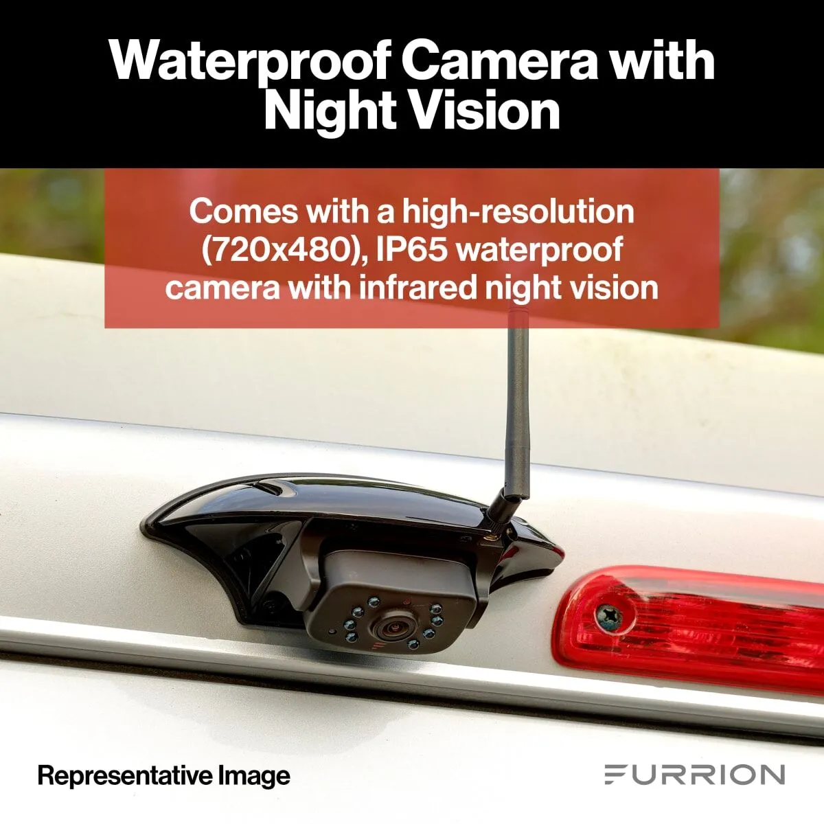 Furrion Vision S 4.3" RV Backup Camera, Night Vision, Waterproof -  FOS43TASF