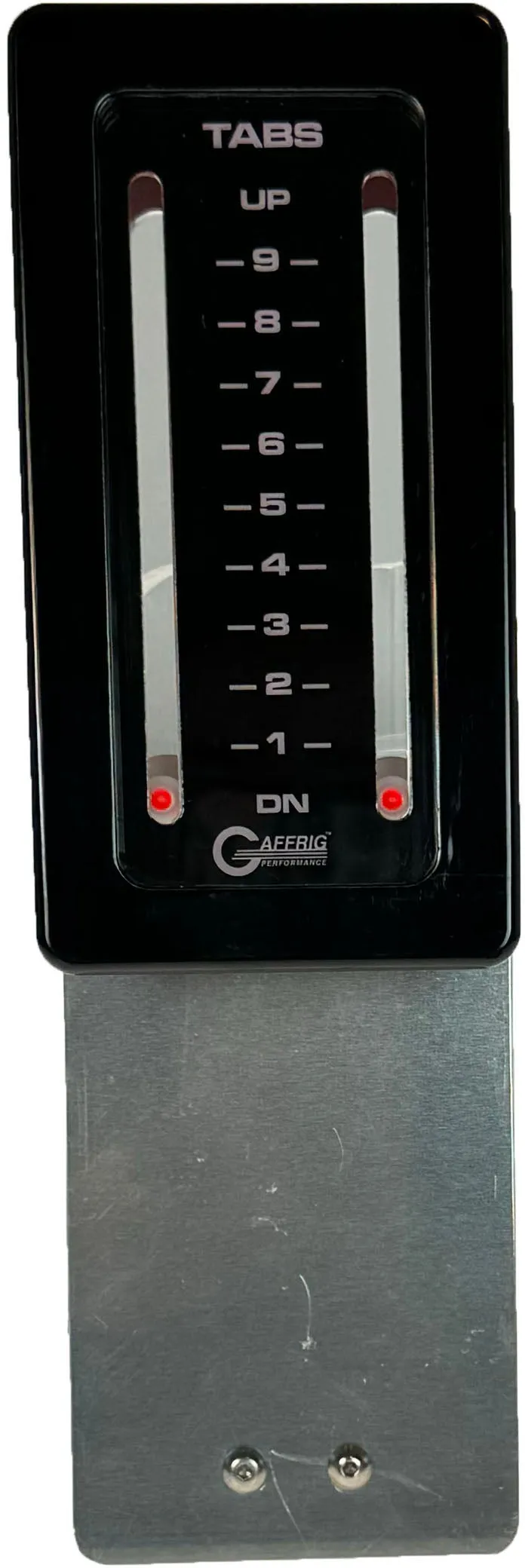 GAFFRIG PART #213 MECHANICAL INDICATOR, 2 TABS - BLACK CARD