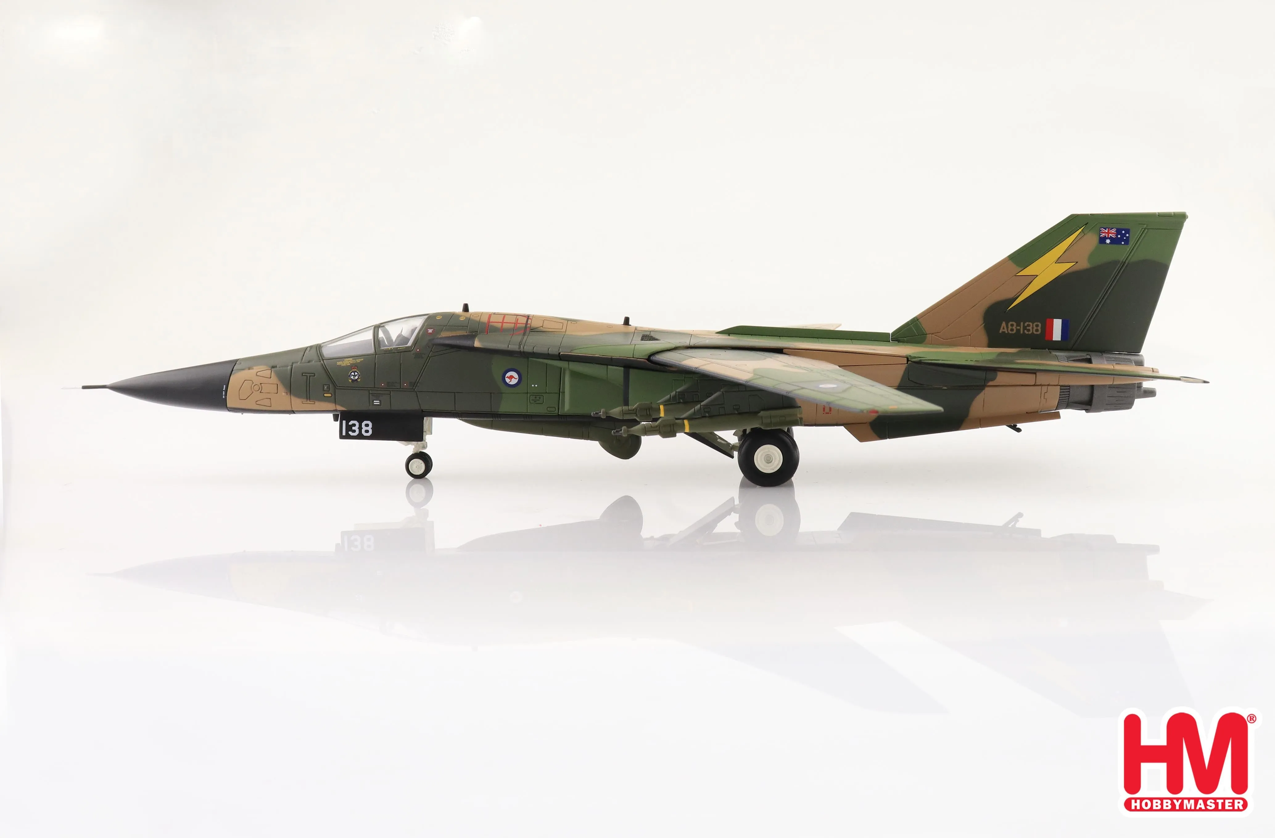General Dynamics F-111C Aardvark “Pack Tack Prototype” No.1 Squadron RAAF, 1984, 1:72 Scale Diecast Model