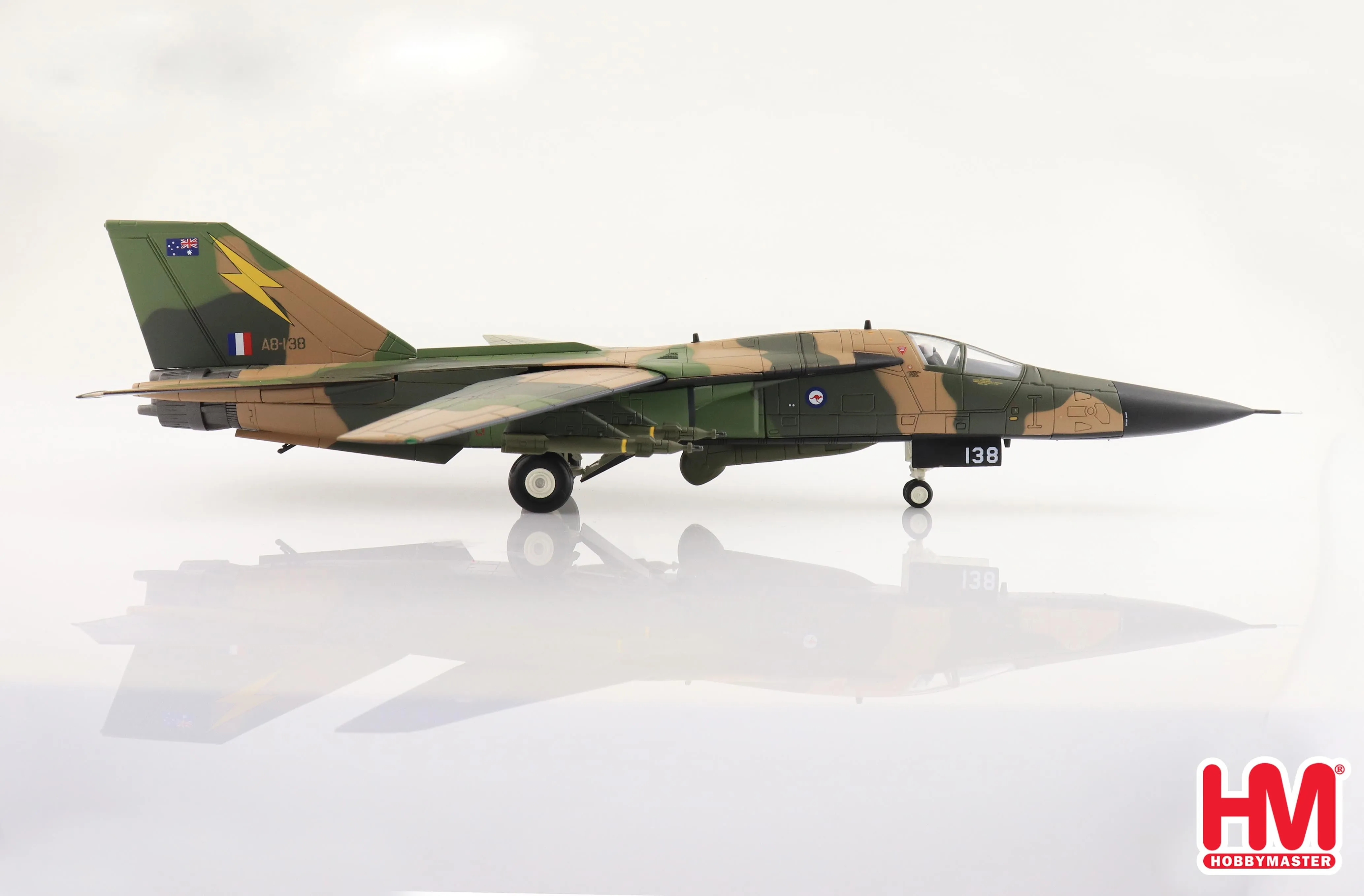 General Dynamics F-111C Aardvark “Pack Tack Prototype” No.1 Squadron RAAF, 1984, 1:72 Scale Diecast Model