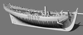 HMS Alert 1777  1:48   Interior Cabin Set - Trident Model