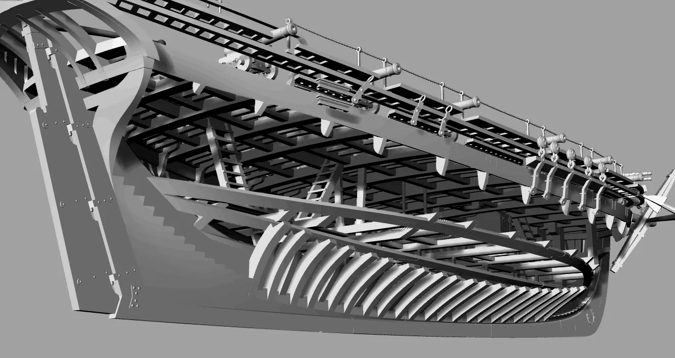 HMS Alert 1777  1:48 - Trident Model