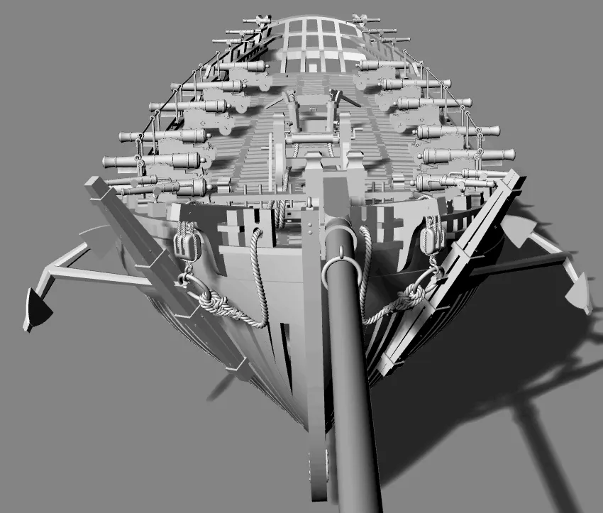 HMS Alert 1777  1:48 - Trident Model