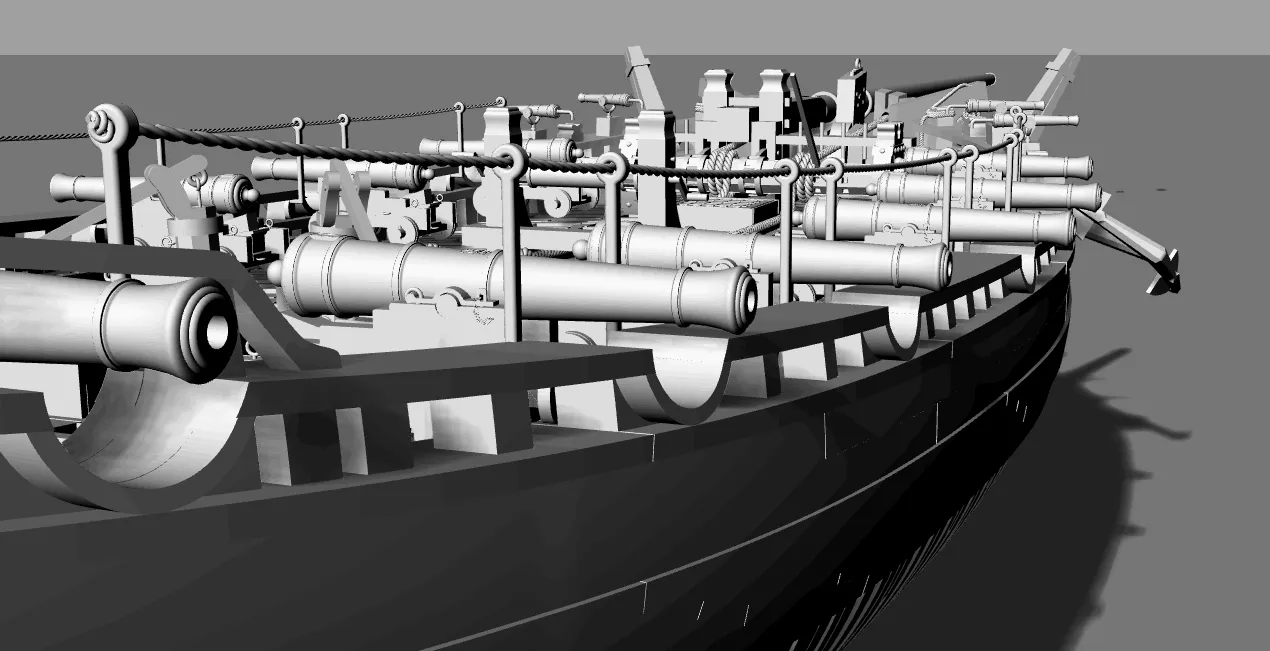 HMS Alert 1777  1:48 - Trident Model