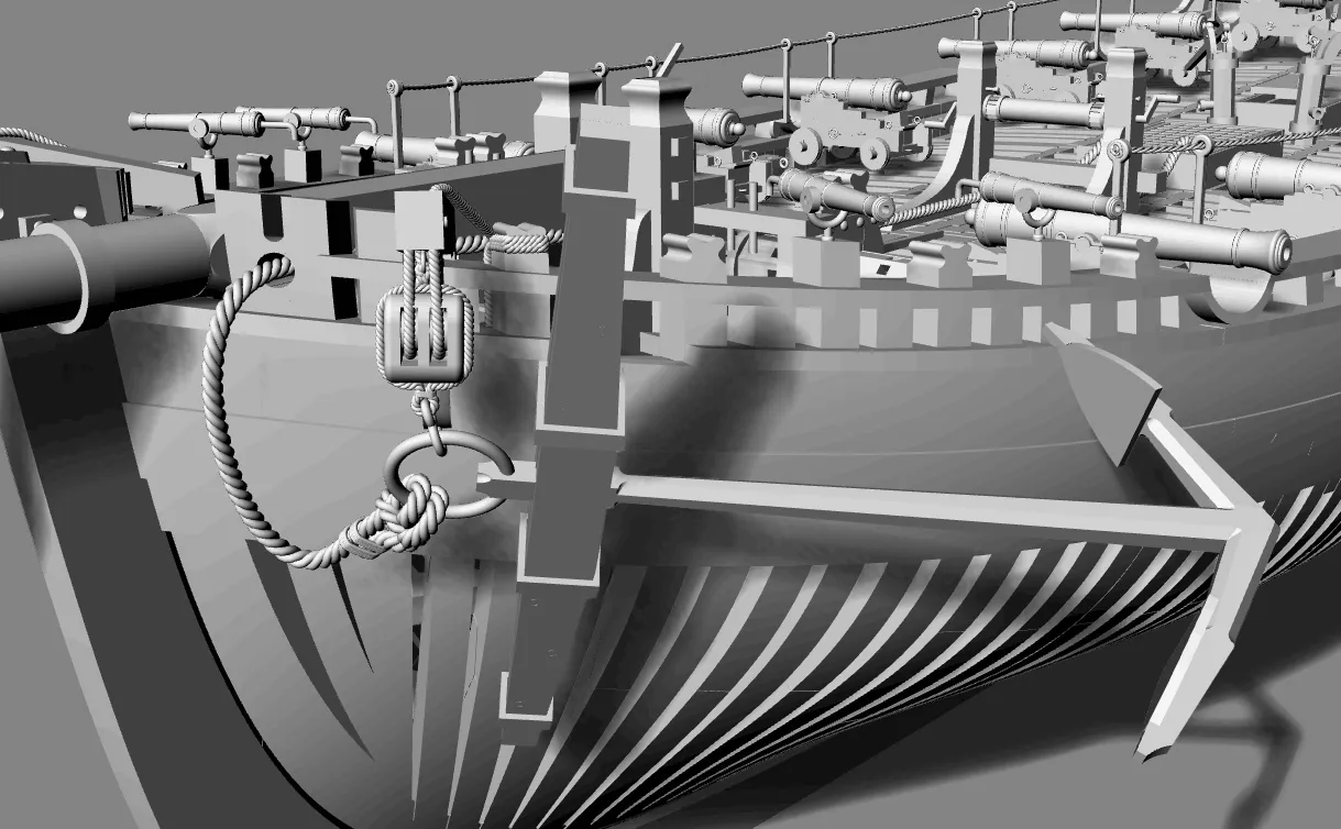HMS Alert 1777  1:48 - Trident Model