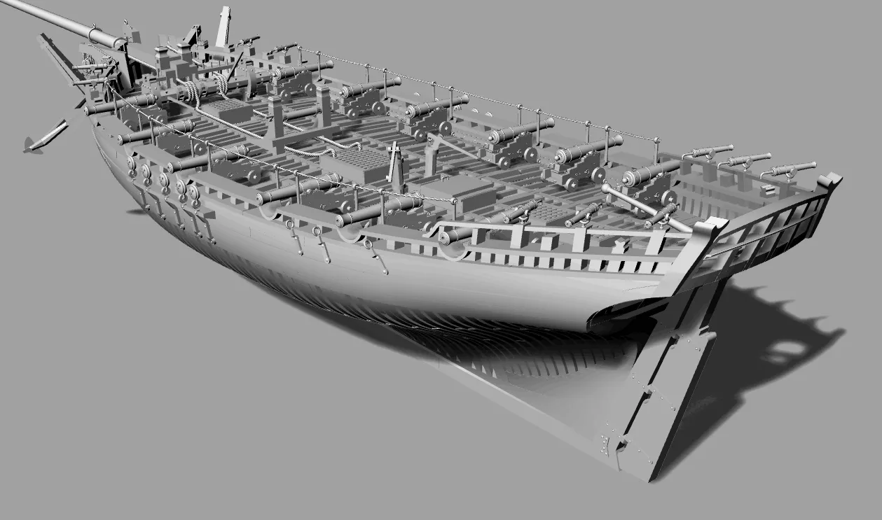 HMS Alert 1777  1:48 - Trident Model