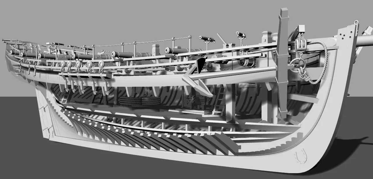 HMS Alert 1777  1:48 - Trident Model