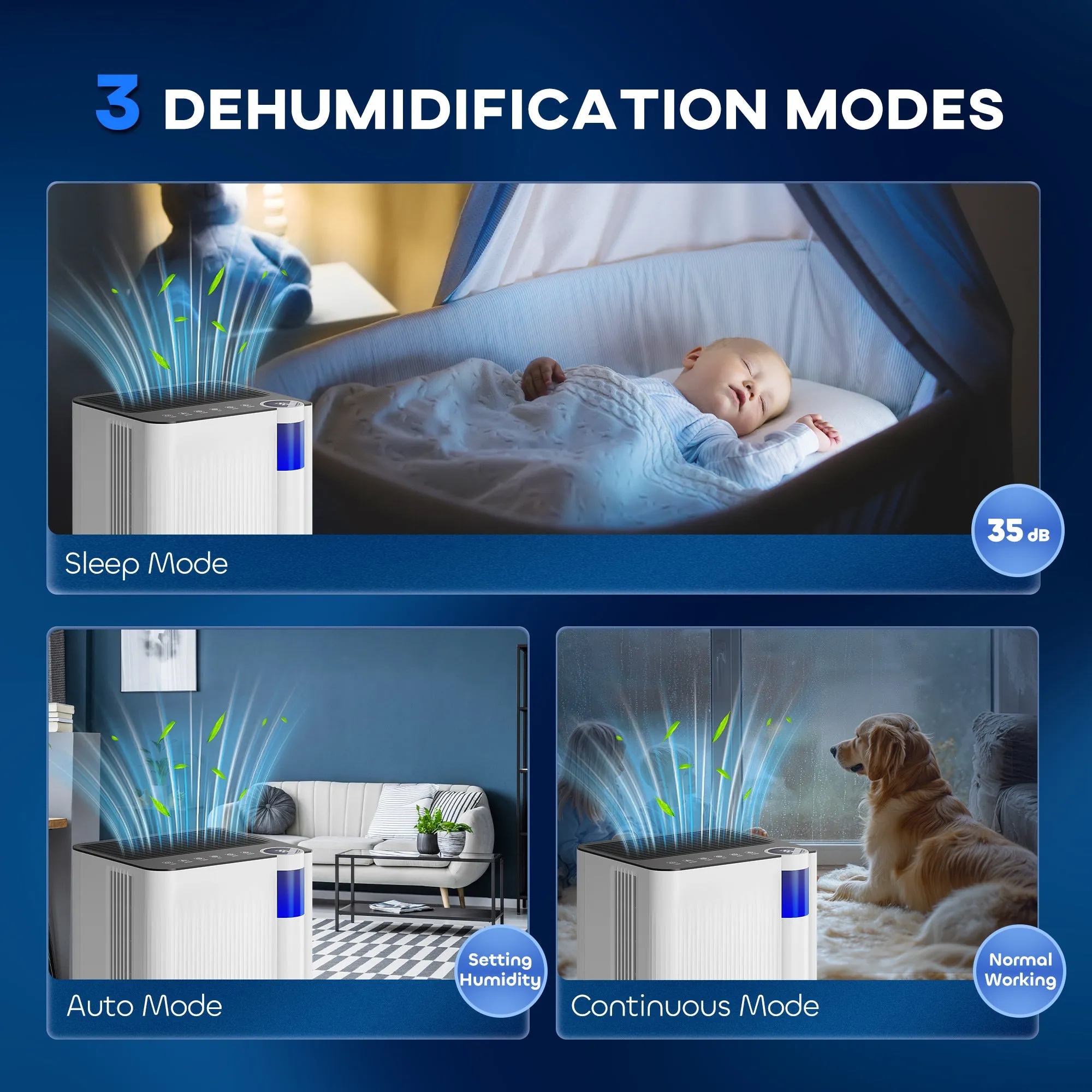 HOMCOM 12L Dehumidifier with Filter, Auto Defrost, Children Lock, for Home