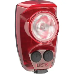 Hotshot Pro Water-Resistant 150 USB Rechargeable Rear Bike Light