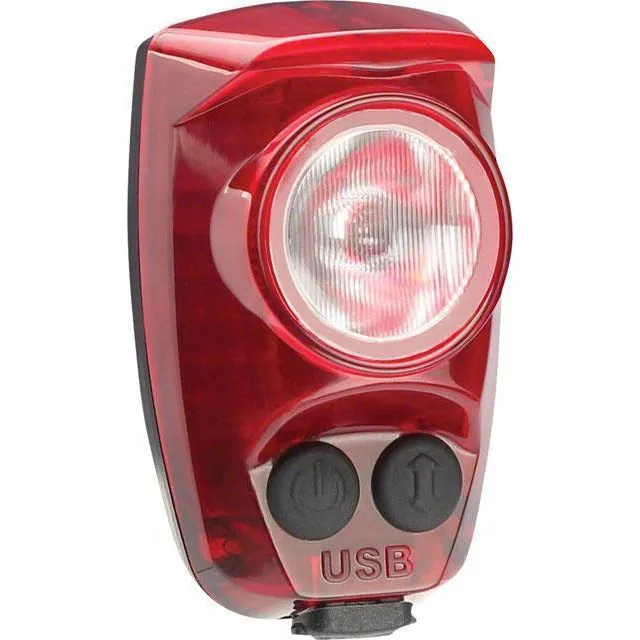 Hotshot Pro Water-Resistant 150 USB Rechargeable Rear Bike Light