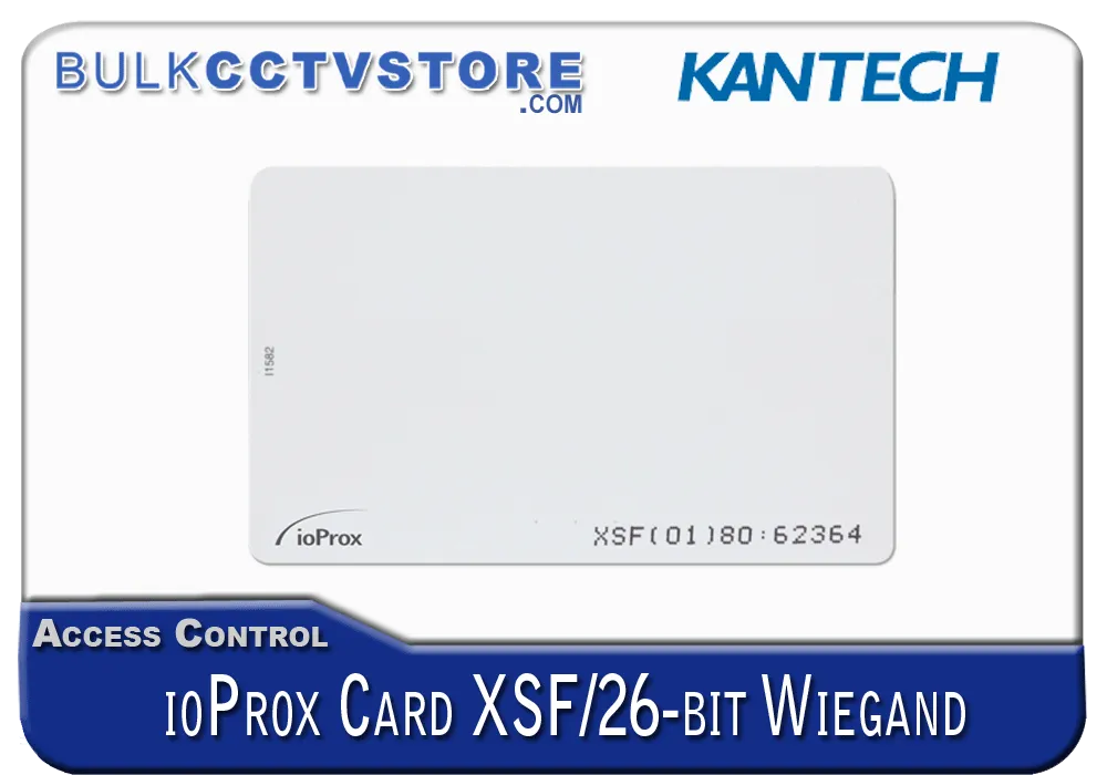 Kantech P20DYE - ioProx Card - XSF / 26-bit Wiegand