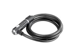 Kryptonite KryptoFlex 1218 Combo Cable Lock, Black 12mm x 180cm (70.9")