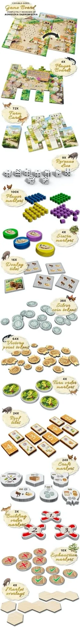 La Granja: Deluxe Master Set (Donkey Pen   Wooden Donkeys   Cardboard 3D Pen)