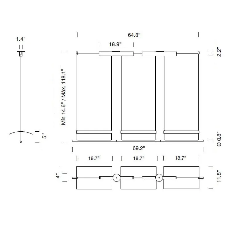 Lamina System Pendant Light