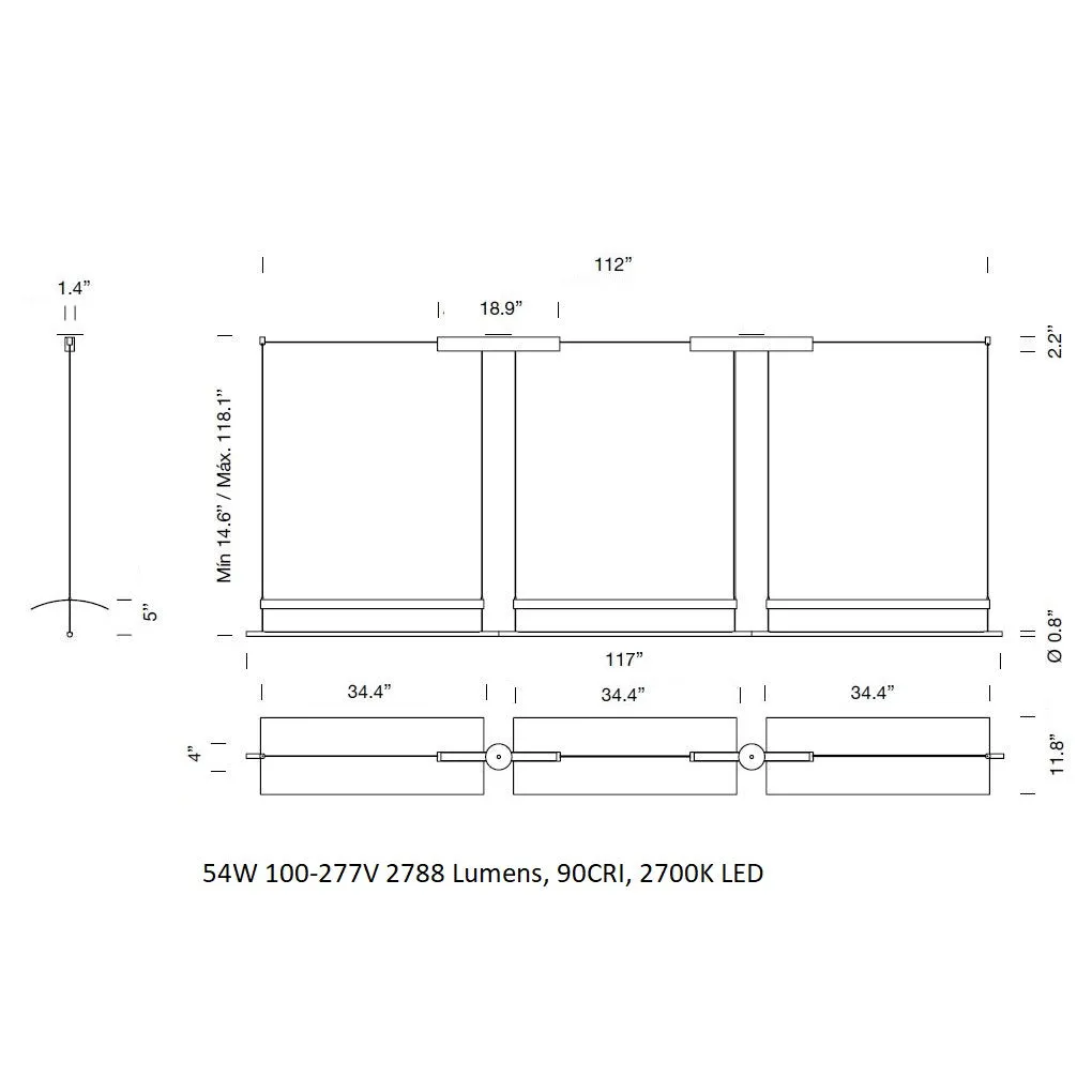Lamina System Pendant Light