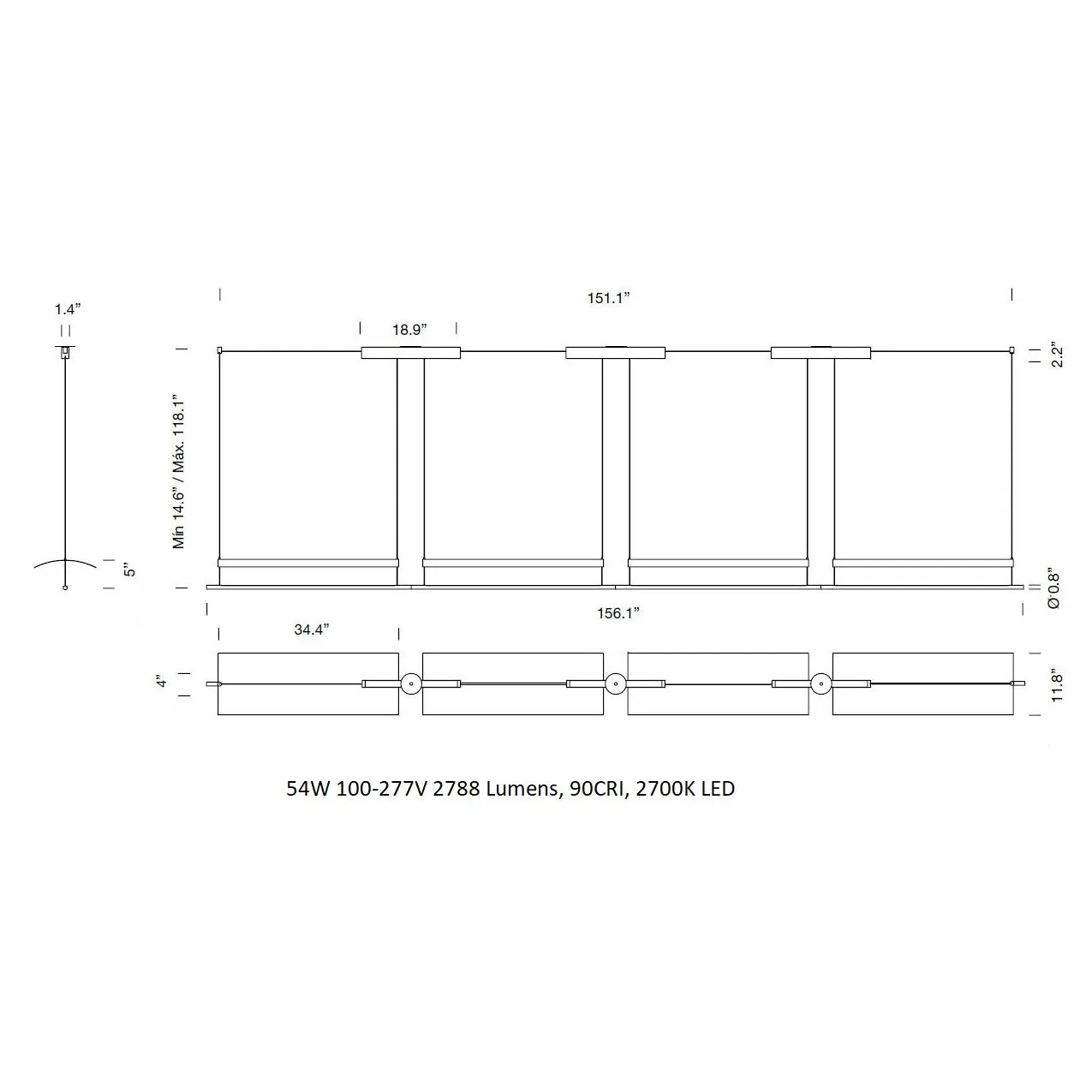 Lamina System Pendant Light