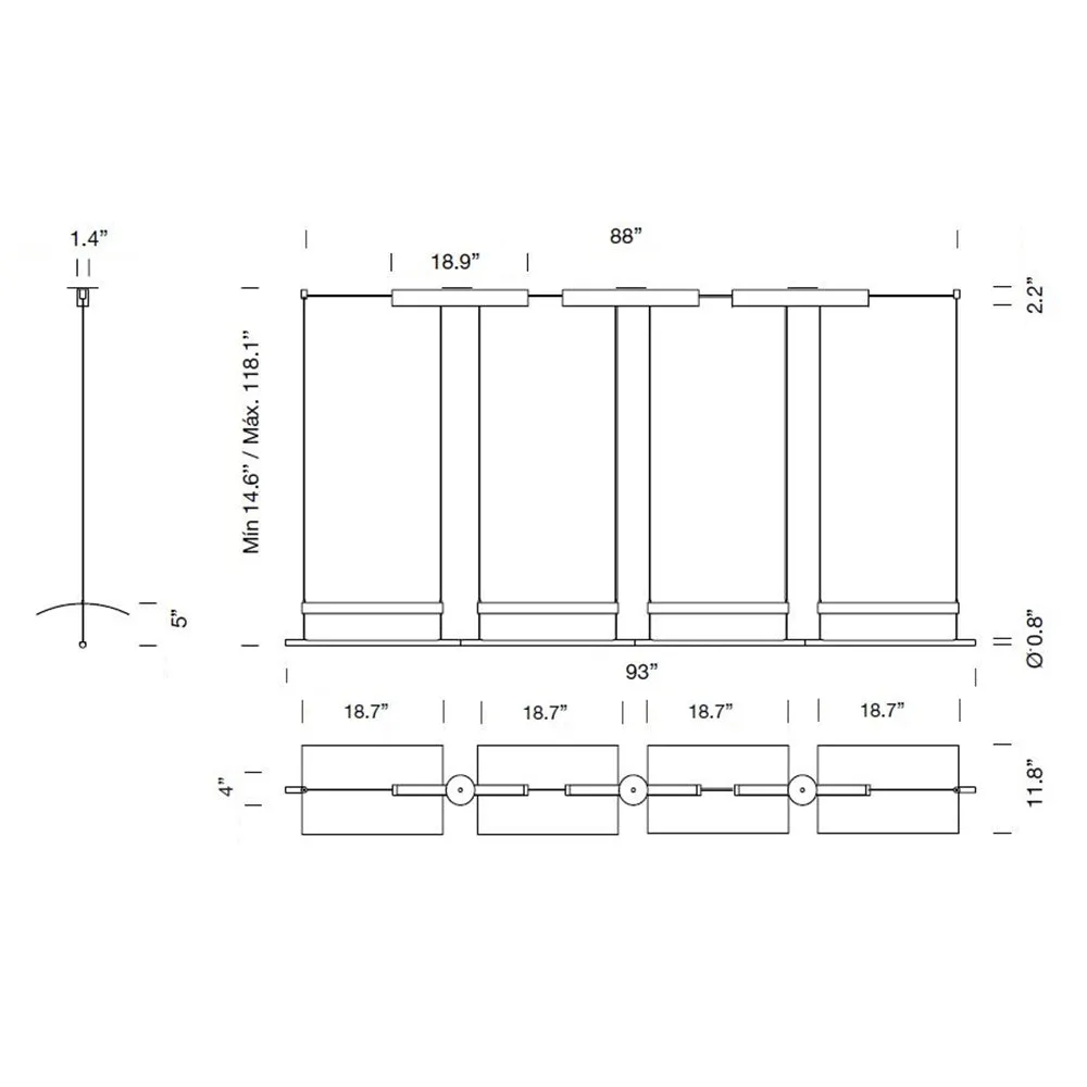 Lamina System Pendant Light