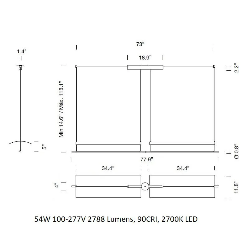 Lamina System Pendant Light