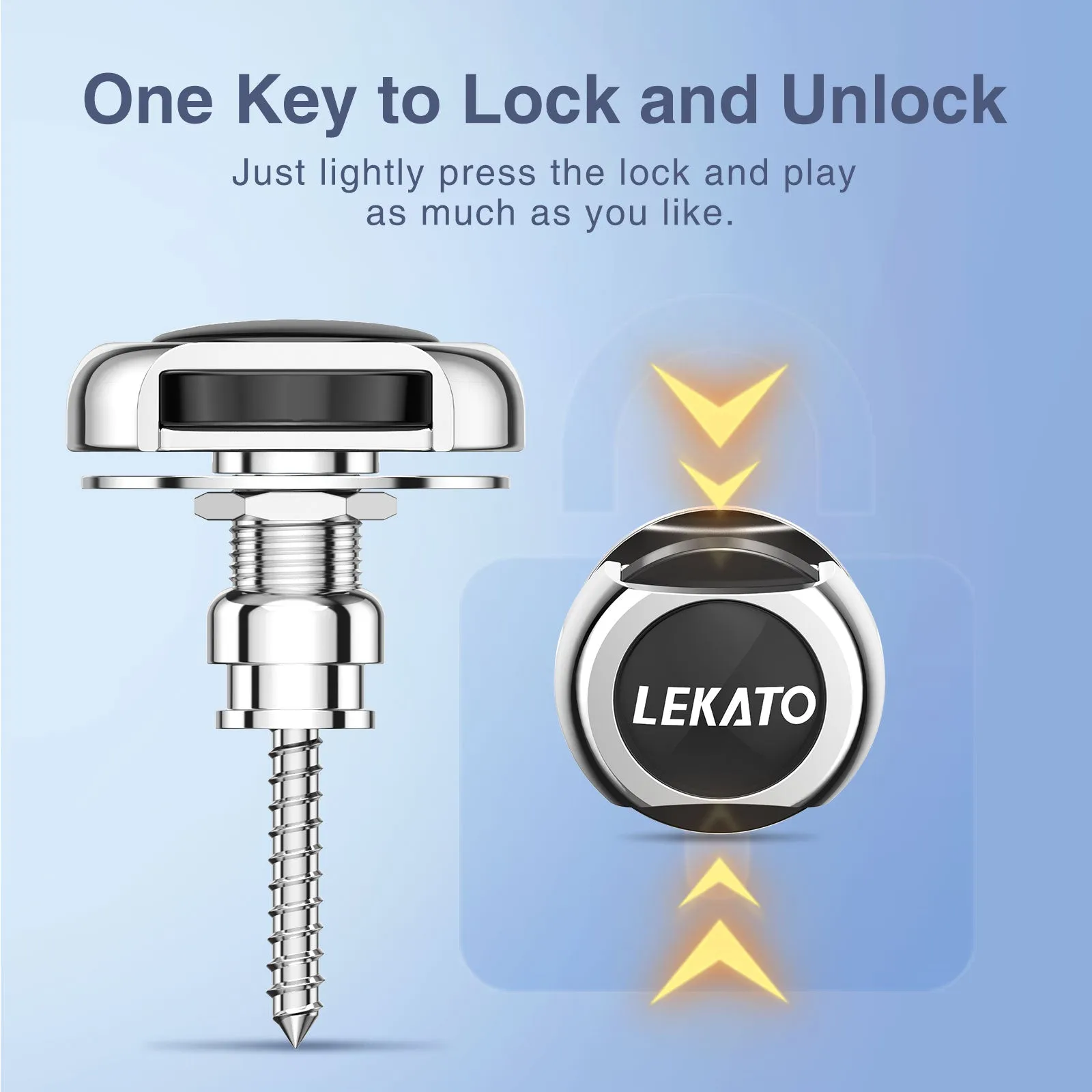 LEKATO Guitar Bass Strap Locks
