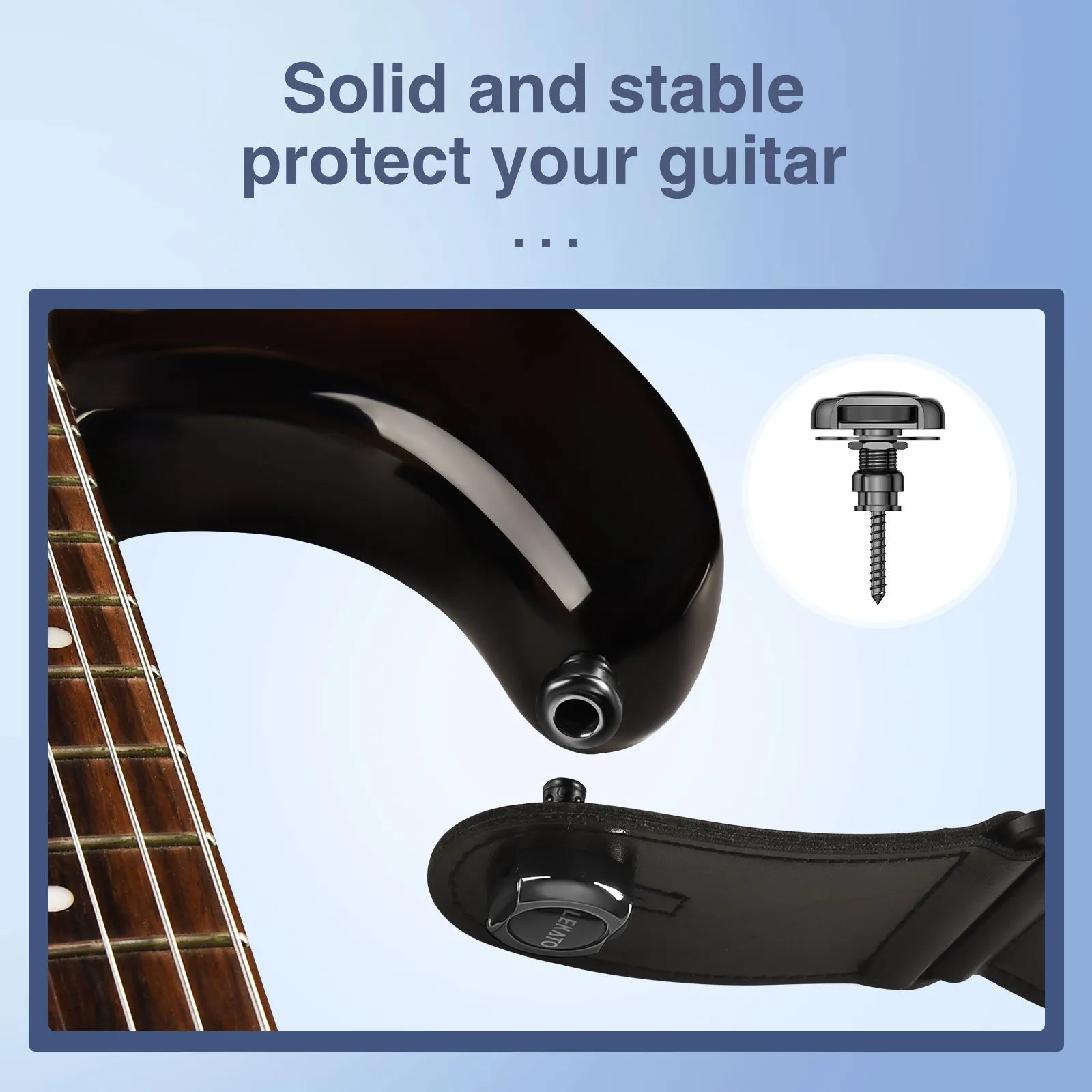 LEKATO Guitar Bass Strap Locks