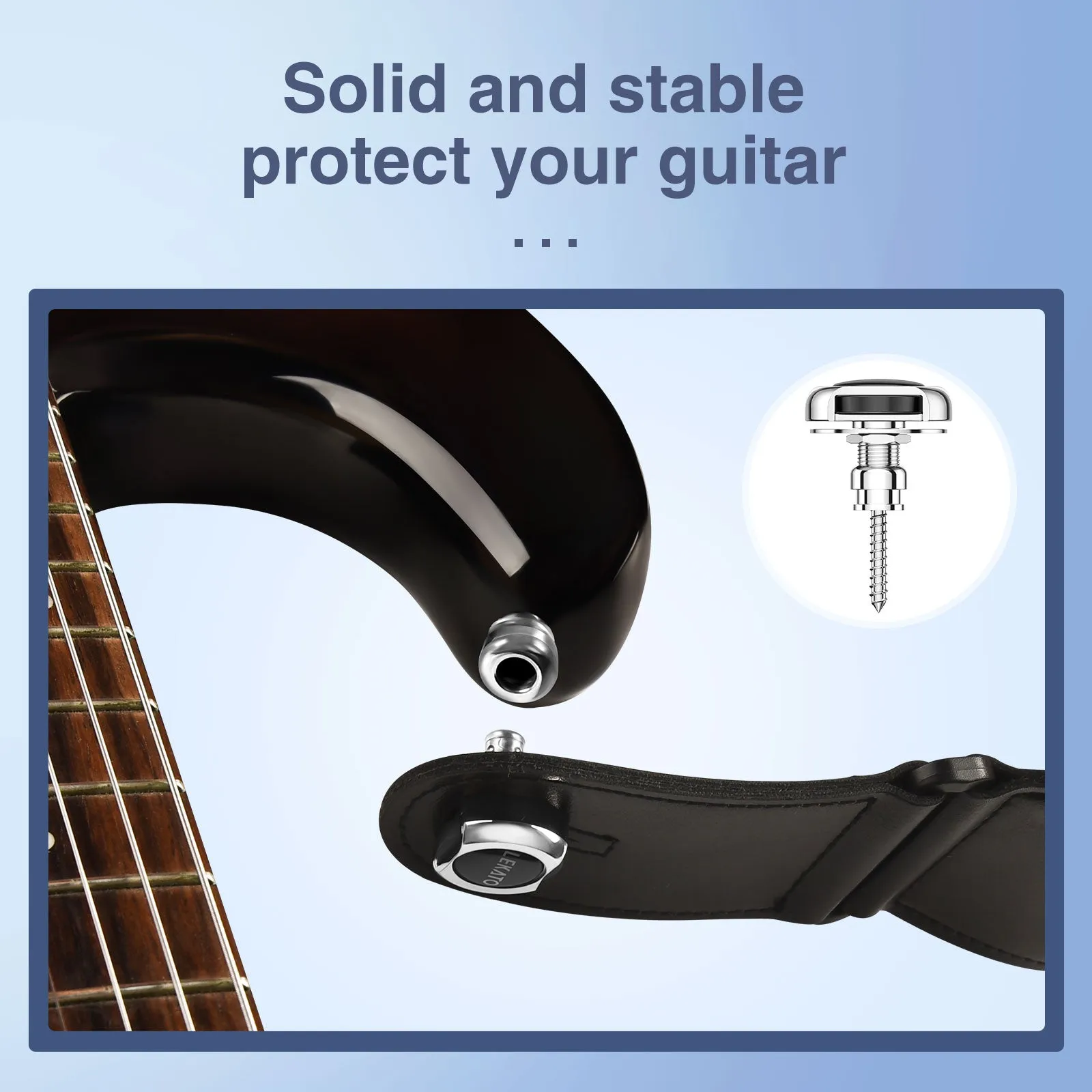 LEKATO Guitar Bass Strap Locks