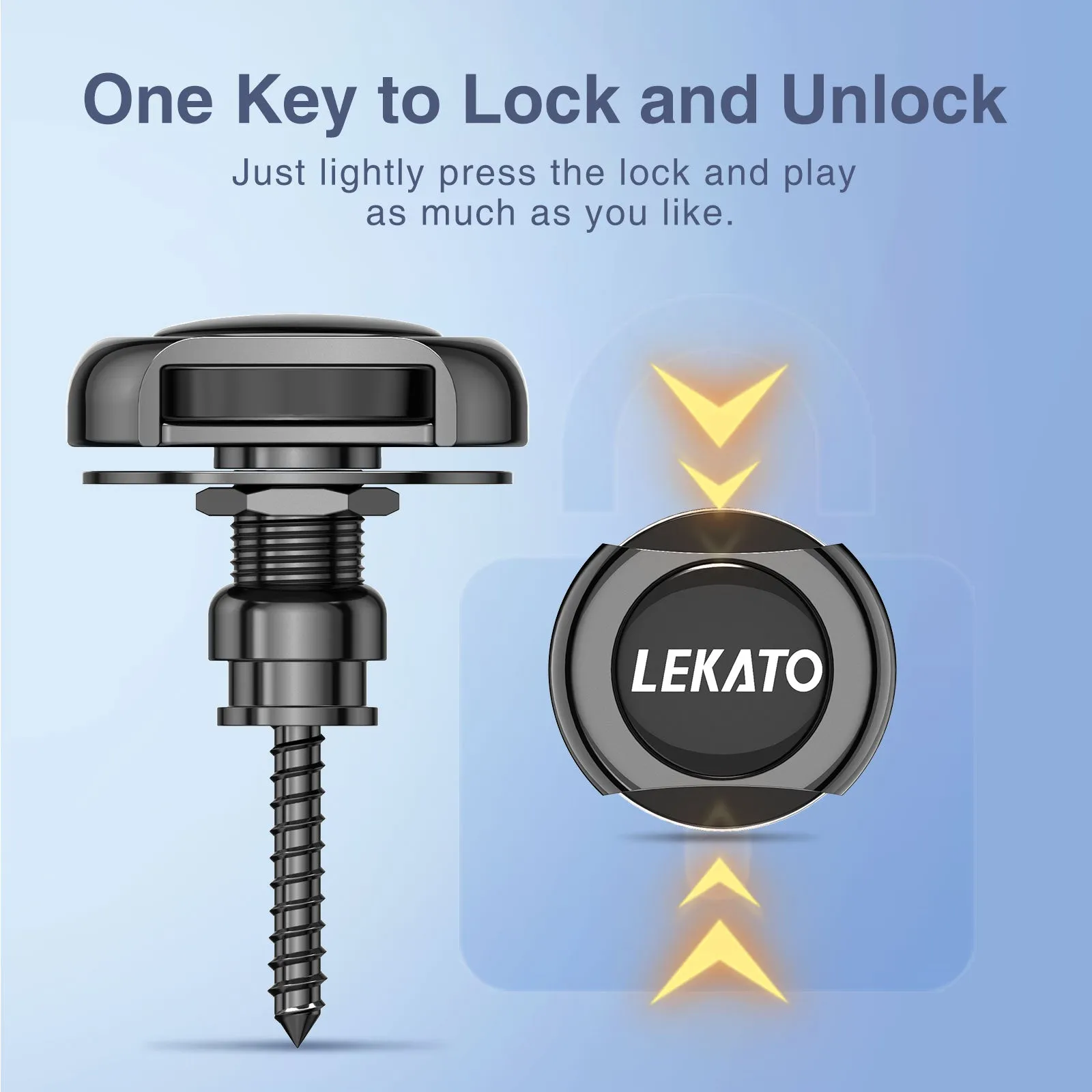 LEKATO Guitar Bass Strap Locks