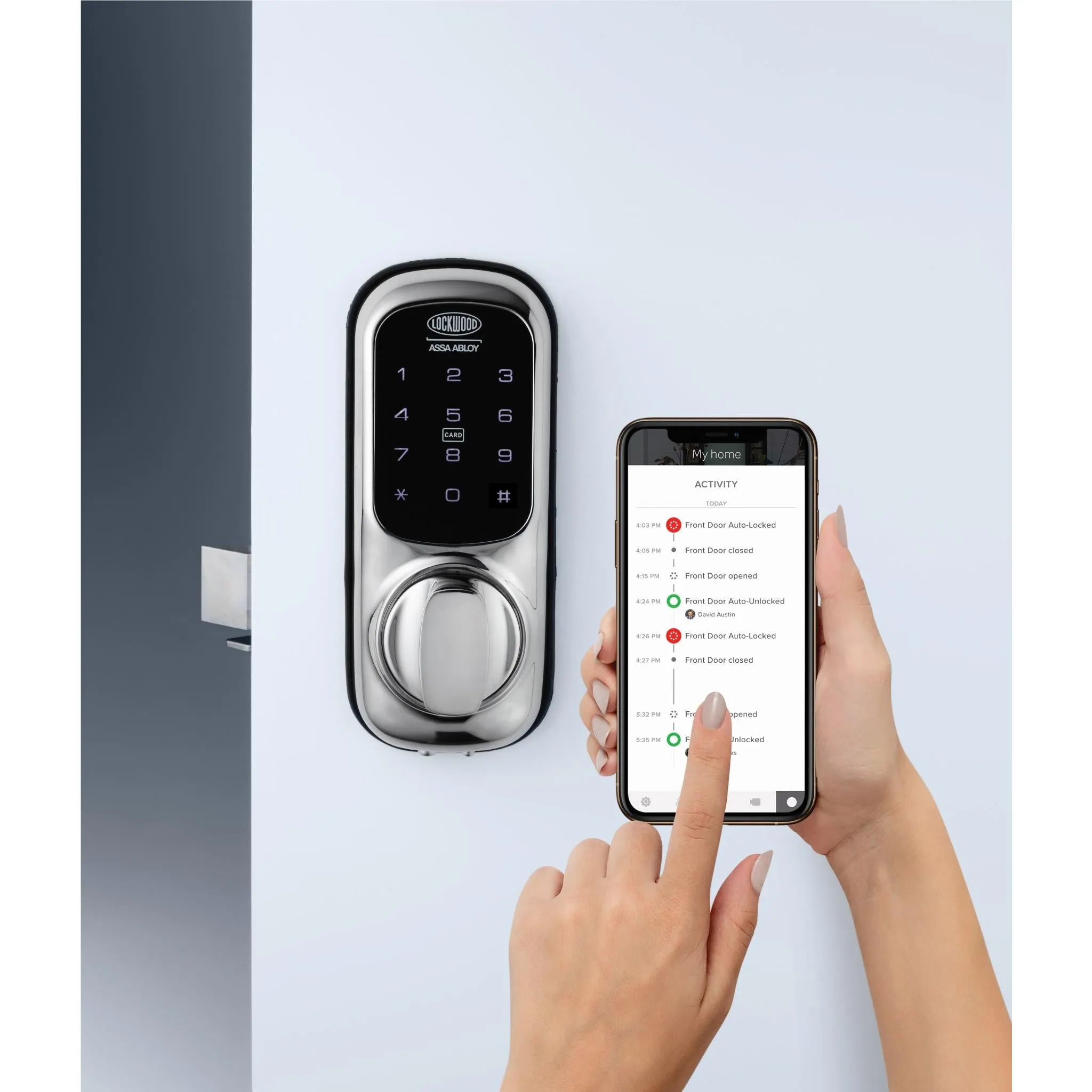 Lockwood 001 Touch Plus Smart Deadlatch