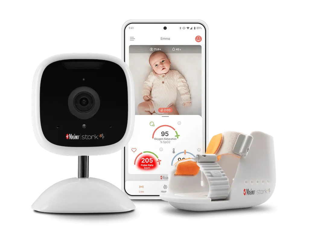 Masimo Stork Vitals  Smart Home Baby Monitoring System | FDA Cleared
