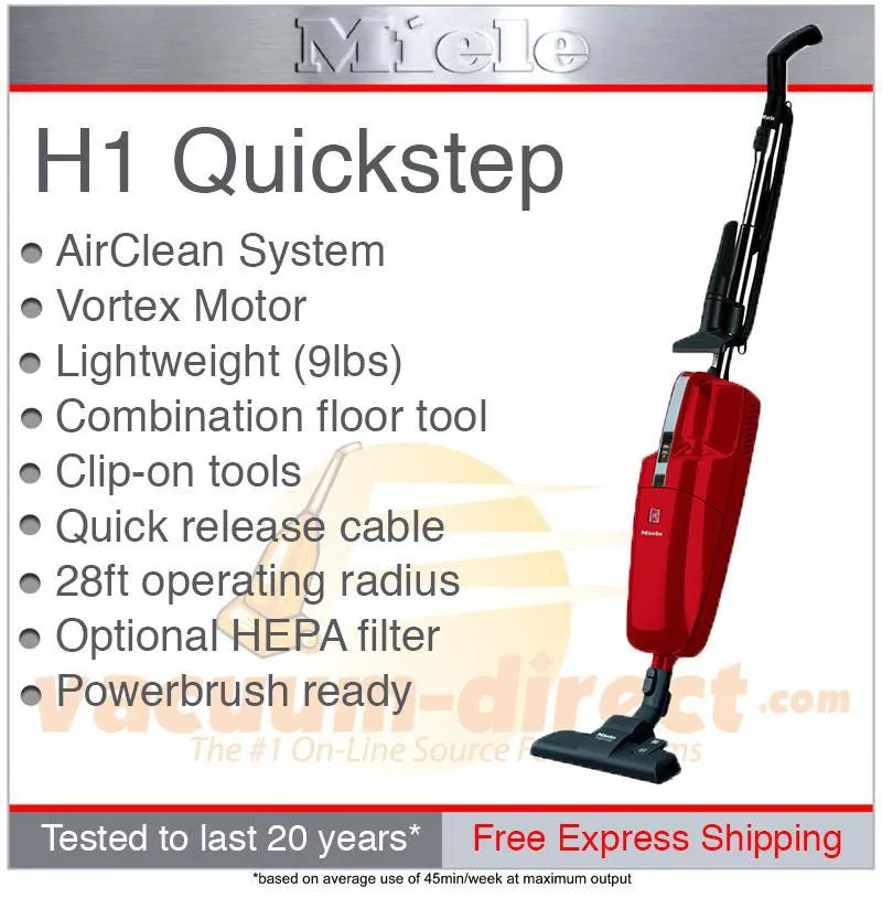 Miele Swing H1 Upright Stick Vacuum Cleaner