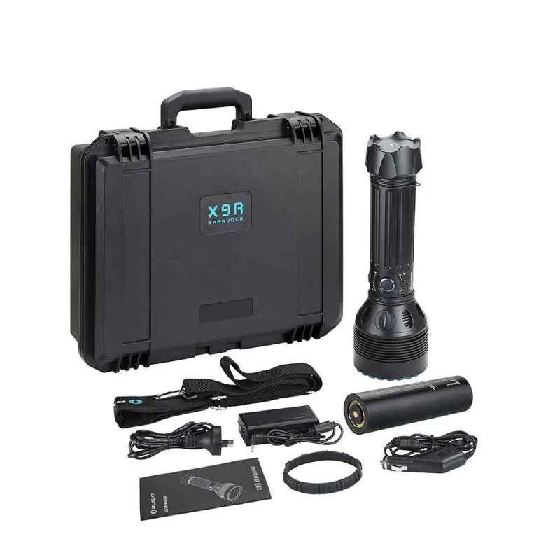 Olight | X9R Marauder Brightest Flashlight | Black