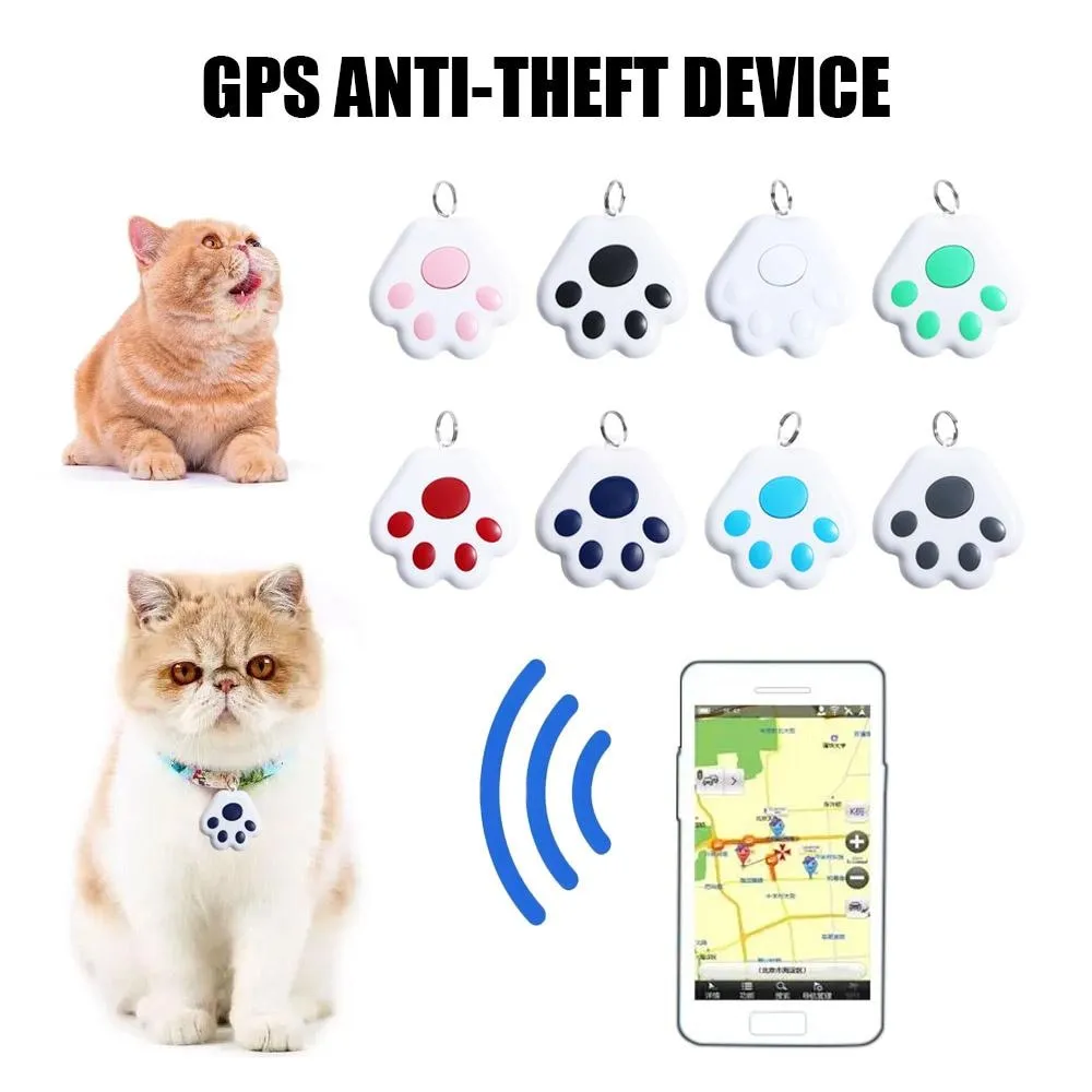 Pet Smart GPS Tracker Mini Anti-Lost Waterproof Bluetooth Locator Tracer For Pet Dog Cat Kids Car Wallet Key Collar Accessories