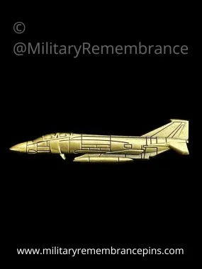 Phantom Fighter Jet Lapel Pin