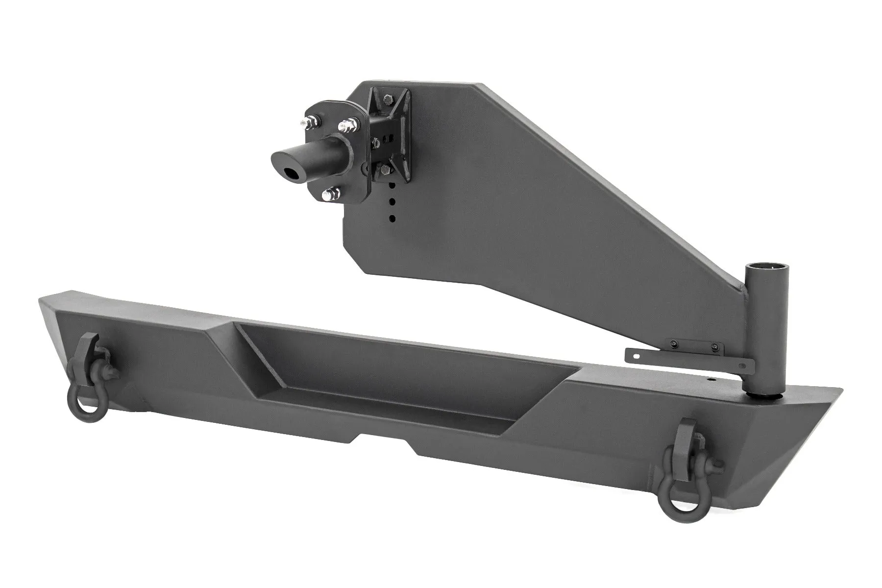 Rear Bumper - Trail - Tire Carrier - Jeep Wrangler 4xe (21-23)/Wrangler JL (18-23)