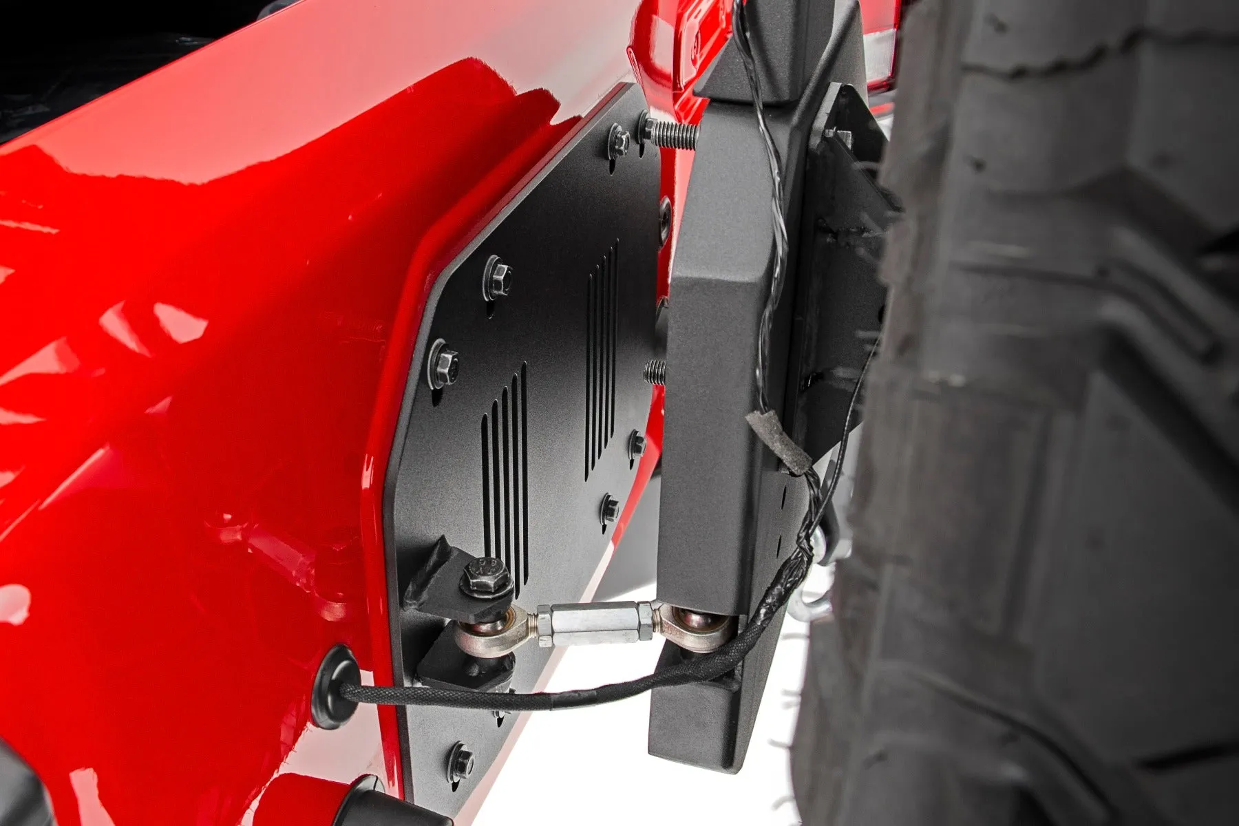 Rear Bumper - Trail - Tire Carrier - Jeep Wrangler 4xe (21-23)/Wrangler JL (18-23)