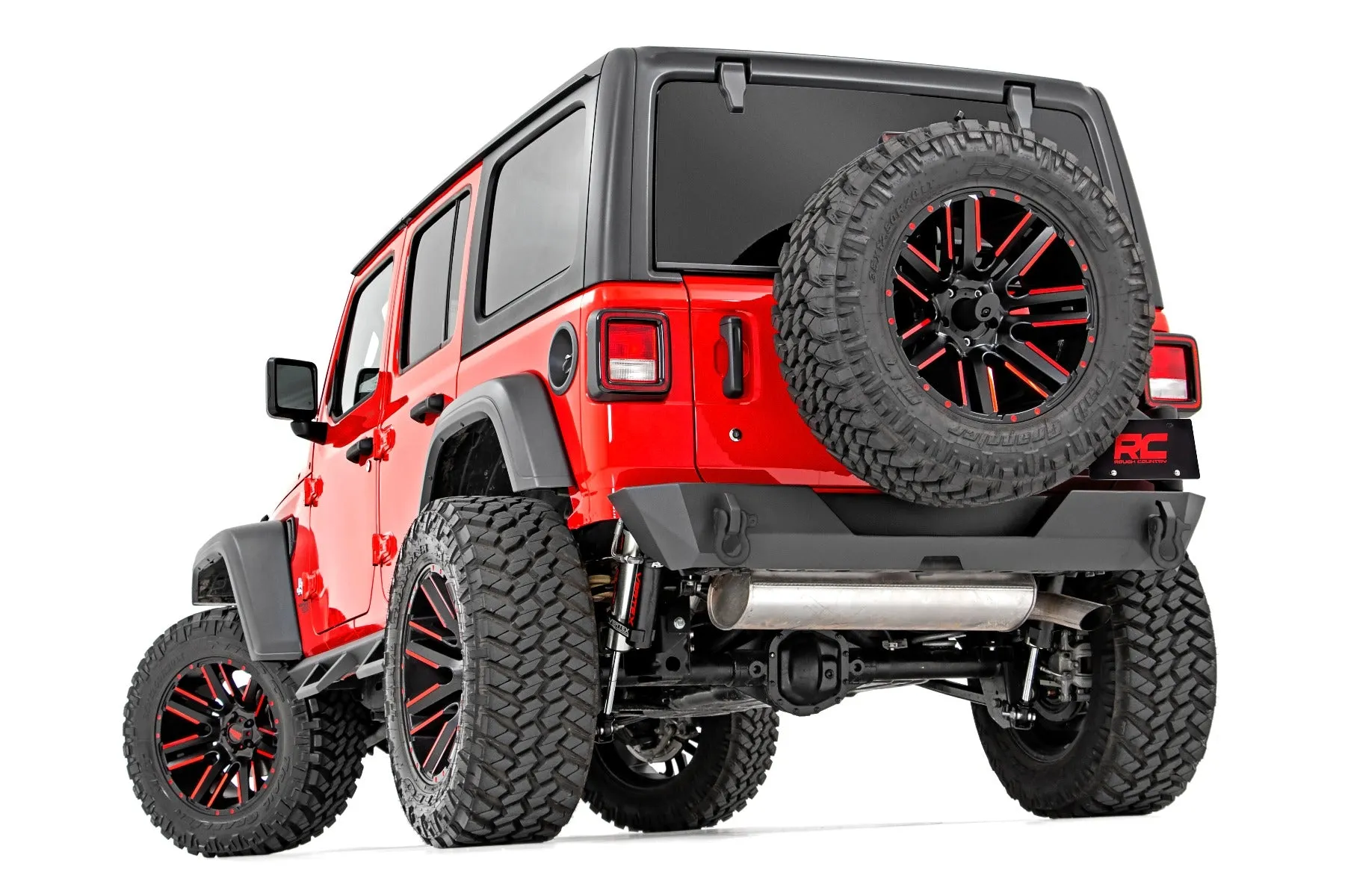 Rear Bumper - Trail - Tire Carrier - Jeep Wrangler 4xe (21-23)/Wrangler JL (18-23)