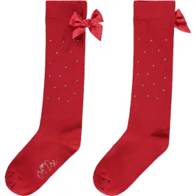 Red A*Dee Penny School Socks W236901