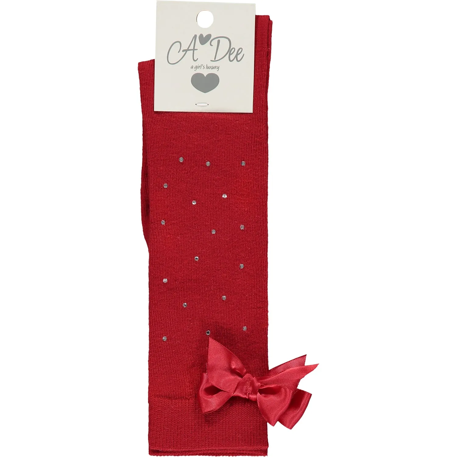 Red A*Dee Penny School Socks W236901