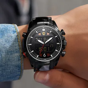 relogio masculino Men Watches Solar Luxury Brand Full Steel Quartz Clock Digital LED Watch Army Military Sport Watch 2019