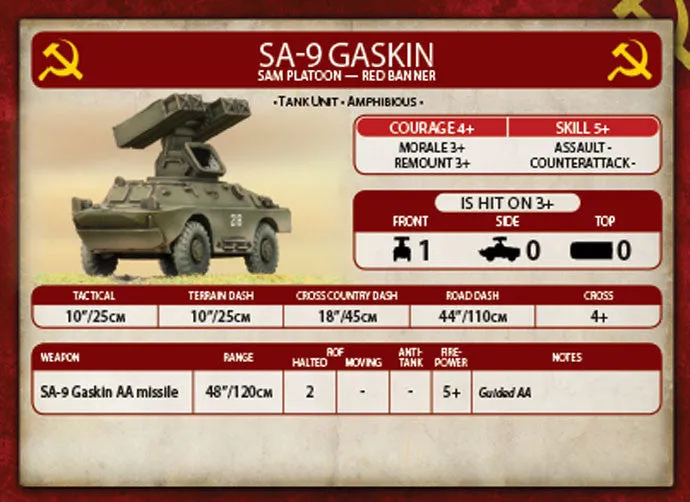 SA-9 Gaskin SAM Platoon (x3)