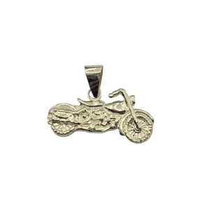 Solid Gold Motorcycle Charm