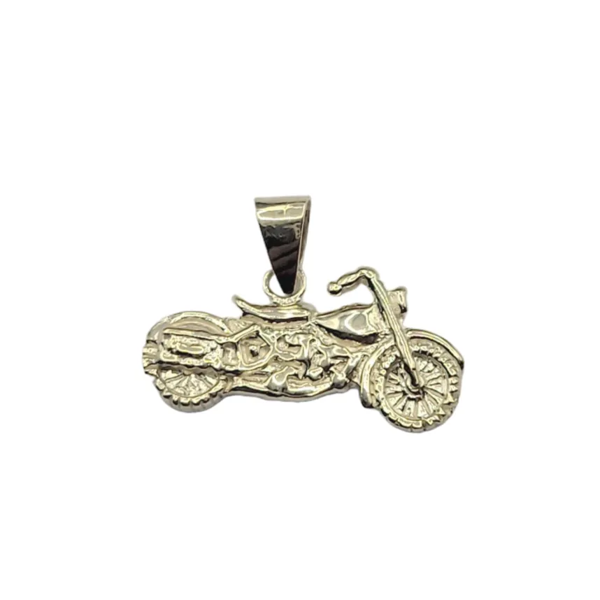 Solid Gold Motorcycle Charm