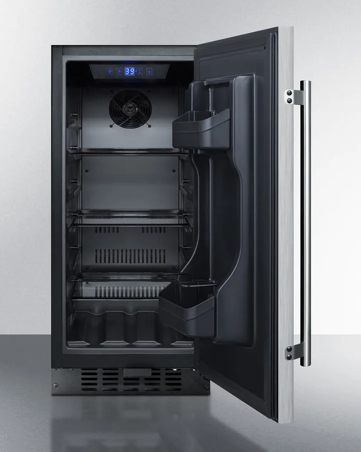 Summit 15" Wide Built-In All-Refrigerator ADA Compliant - ALR15BSS
